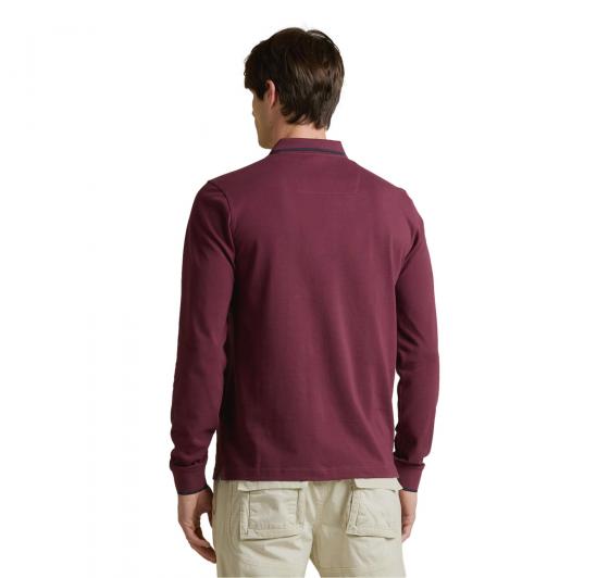 AERONAUTICA MILITARE Polo Uomo Manica Lunga Basica In Cotone PO1653UP00082 Colore Bordeaux
