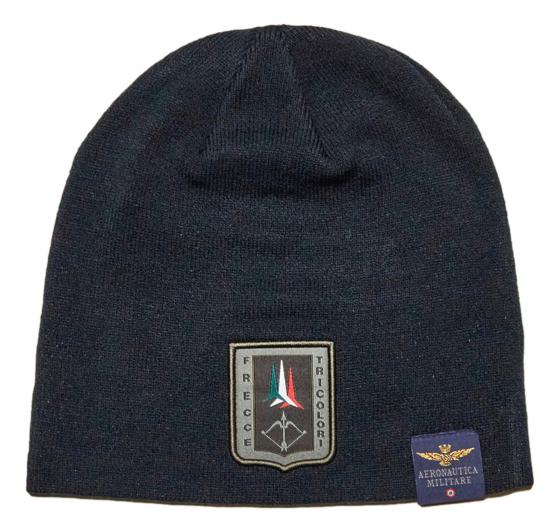 AERONAUTICA MILITARE Berretto Uomo Toque Patch Frecce Tricolori CU0036UL00450 Colore Blu