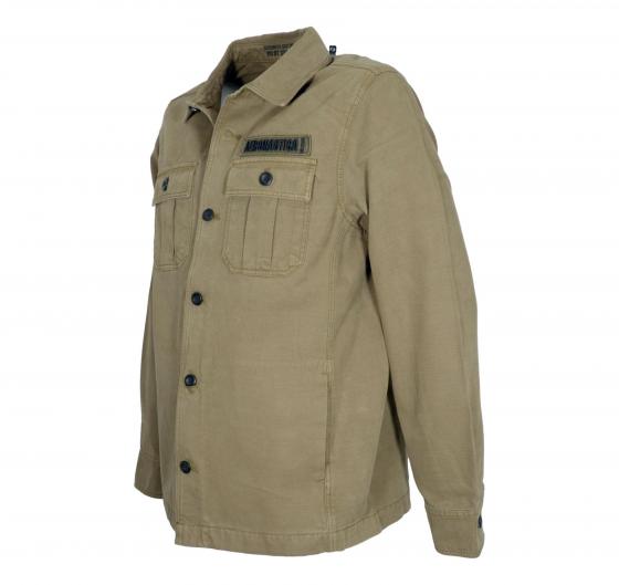 AERONAUTICA MILITARE Giacca Camicia Uomo In Twill Tinto Capo AC0036UCT04233 Colore Verde