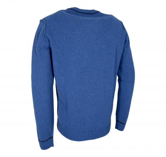AERONAUTICA MILITARE Maglia Girocollo In Lana Tinto Filo MA1608UL00924 Colore Blu