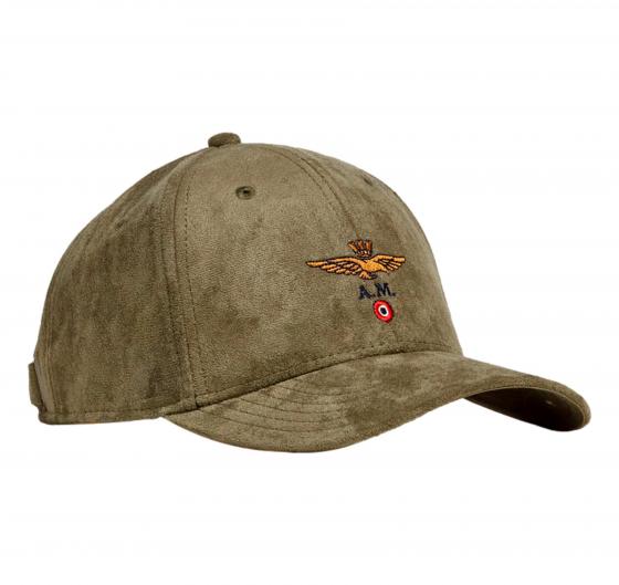 AERONAUTICA MILITARE Cappellino Uomo Effetto Suede Con Logo HA1229UCT04237 Colore Mud