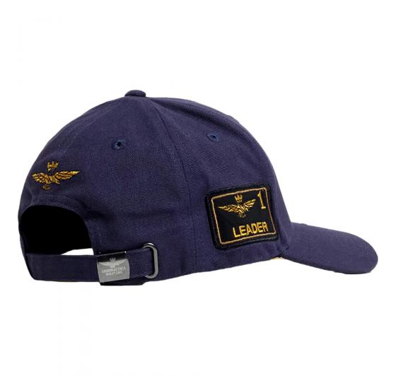 AERONAUTICA MILITARE Cappellino Uomo In Canvas Con Patches HA1150UCT03043 Colore Blu
