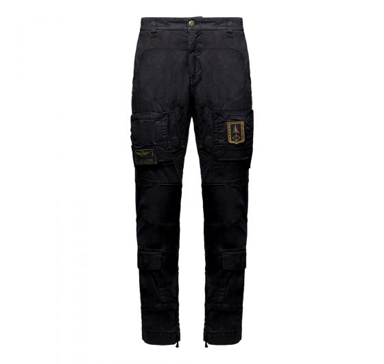 AERONAUTICA MILITARE Pantalone Uomo Anti G In Cotone PA1387UCT01493 Colore Nero