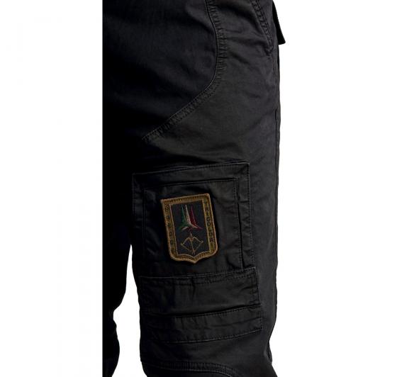 AERONAUTICA MILITARE Pantalone Uomo Anti G In Cotone PA1387UCT01493 Colore Nero