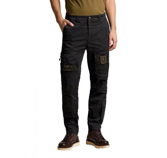 AERONAUTICA MILITARE Pantalone Uomo Anti G In Cotone PA1387UCT01493 Colore Nero