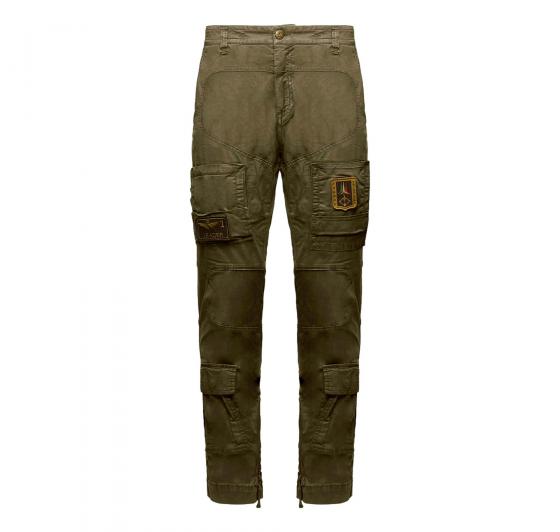 AERONAUTICA MILITARE Pantalone Uomo Anti G In Cotone PA1387UCT01493 Colore Verde