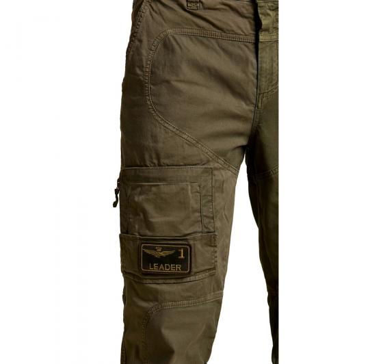 AERONAUTICA MILITARE Pantalone Uomo Anti G In Cotone PA1387UCT01493 Colore Verde