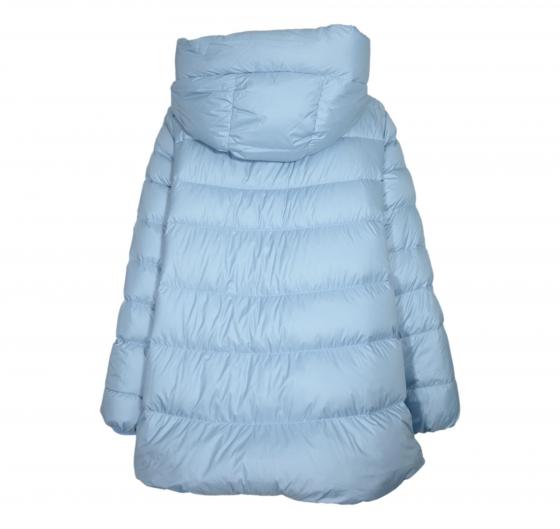 VLAB Giubbotto Donna A Shape In Piuma FW56005 Mood Colore Celeste