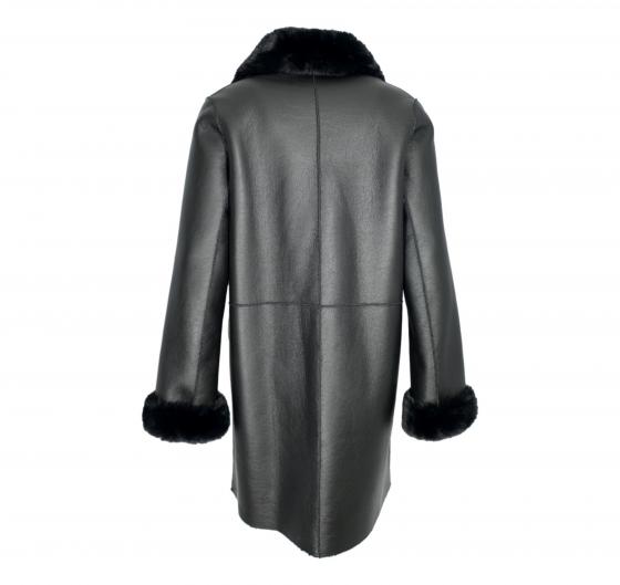 VLAB Giaccone Donna Con Tasche Laterali FW56032 Stormy Colore Nero