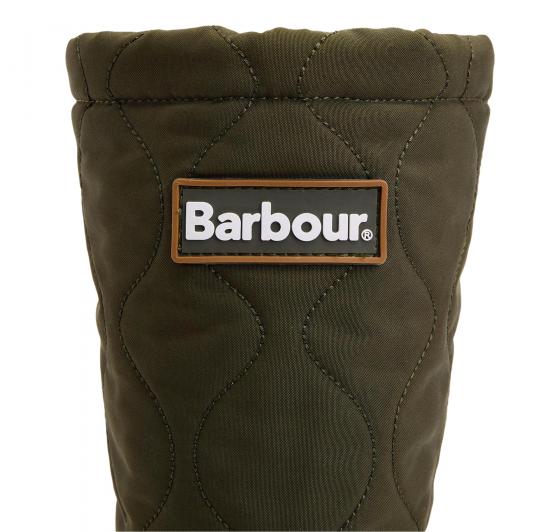 BARBOUR Stivali Donna Alti Di Gomma Trapuntati LRF0117OL71 Marnie Colore Verde Oliva