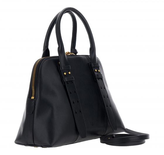 PINKO Borsa Donna Bowling Bag Medium Vitello Morbido 105906 Colore Nero Z99Q