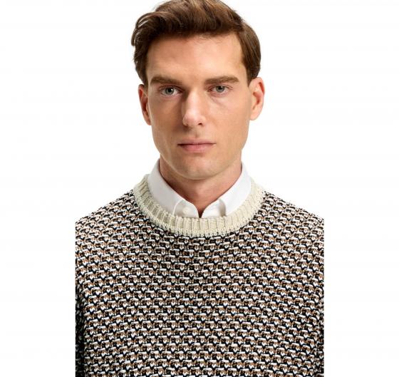 BOSS Maglione Uomo In Cotone Con Una Lavorazione Pregiata C Imauro 50543159 Colore Multicolore