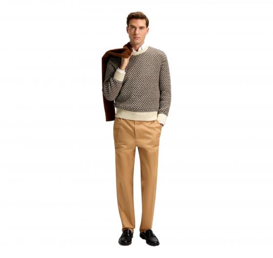 BOSS Maglione Uomo In Cotone Con Una Lavorazione Pregiata C Imauro 50543159 Colore Multicolore