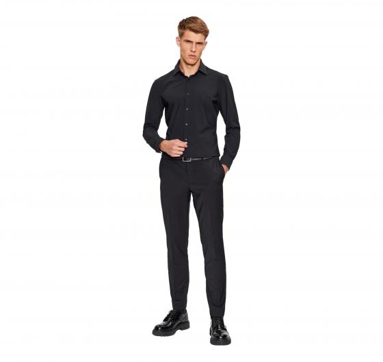 BOSS Camicia Uomo Slim Fit In Jersey Elasticizzato Ad Alte Prestazioni P HANK s kent C1 222 50503554 Colore Nero