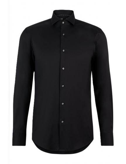BOSS Camicia Uomo Slim Fit In Jersey Elasticizzato Ad Alte Prestazioni P HANK s kent C1 222 50503554 Colore Nero