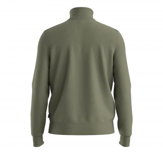 BOSS Cardigan Uomo In Lana Vergine Con Zip 50543153 Colore Verde Salvia