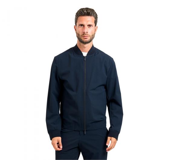 BOSS Giubbotto Uomo Idrorepellente In Tessuto Elasticizzato Ad Alte Prestazioni 50545795 Colore Blu