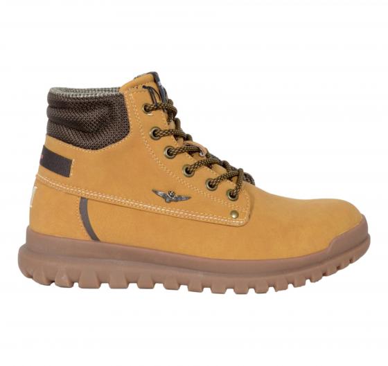 AERONAUTICA MILITARE Stivaletto Uomo Autunno Inverno Pelle Scamosciata SC0317 Colore Chiaro