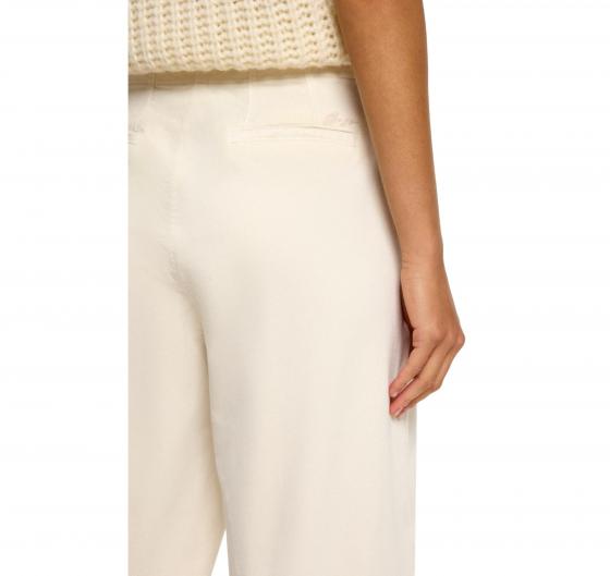 BOSS Pantaloni A Gamba Dritta In Velluto Di Cotone Elasticizzato C Tahilone1 D 50547685 Colore Avorio