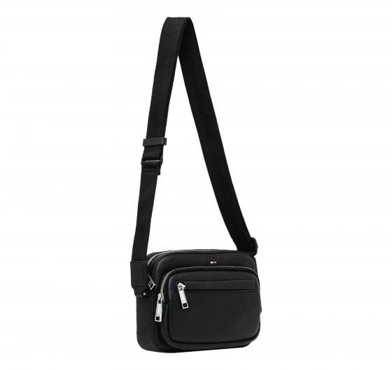 BOSS Tracolla Uomo Con Logo In Rilievo Ray EW Pocket 50552623 Colore Nero