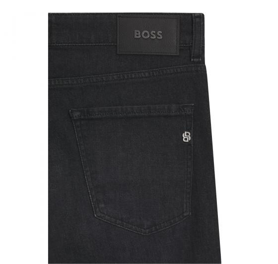 BOSS Jeans Uomo Delaware Slim Fit In Denim Italiano H Delaware 50550954 Colore Nero