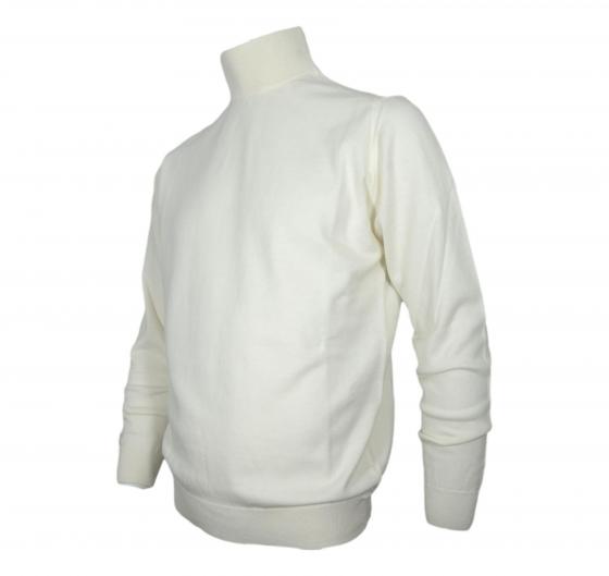 CASHMERE COMPANY Maglia Uomo Lupetto Slim Fit C25F22 Colore Bianco