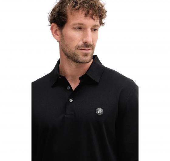 BOSS Polo Uomo Manica Lunga In Cotone C Paley 01 50523917 Colore Nero