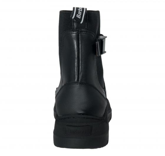 BARBOUR Scarponcino Donna Modello Chelsea in Pelle e Gomma LFO0787BK91 Colore Nero  