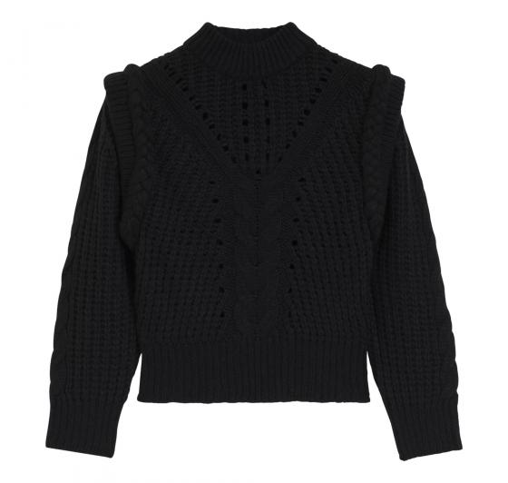 BOSS Maglione Donna Lavorato Con Alpaca e Lana Vergine C Fasta 50548951 Colore Nero