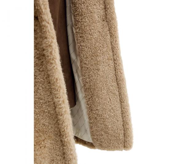 BOSS Cappotto Donna In Peluche Con Colletto Regolabile C Catedy 50548583 Colore Beige