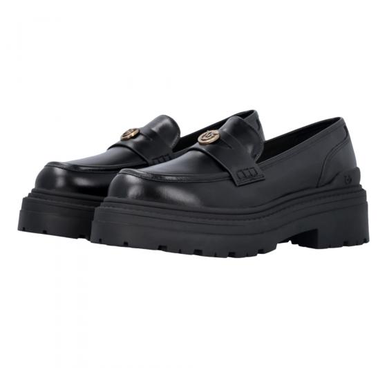 PINKO Mocassini Donna In Pelle Con Logo Love Birds SD0403P001 Colore Nero