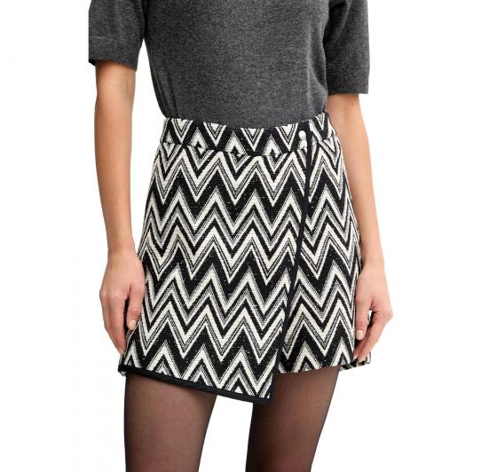 BOSS Gonna Pantalone Donna Con Motivo Chevron C Tijaca 50547703 Colore Nero