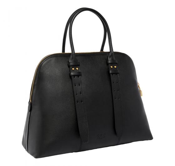 PINKO Borsa Donna Bowling A Mano Escape Bag Maxi In Pelle 105172 Colore Nero Z99V