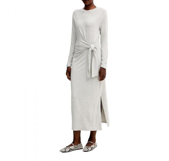 BOSS Vestito Donna In Jersey Elasticizzato Con Vita Annodata C Erlot 50547821 Colore Grigio