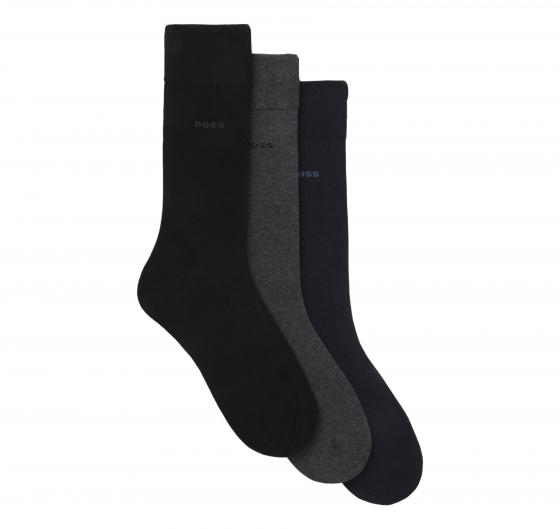 BOSS Calze Uomo Ad Altezza Regolare Con Logo In Confezione Da Tre 3P RS GiftSet Uni CC 50558589 Colore Multicolor