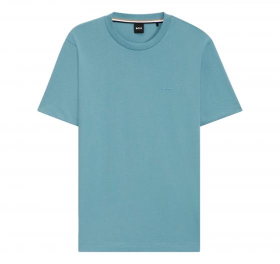 BOSS T Shirt In Jersey Di Cotone Con Logo Thompson 01 50468347 Colore Celeste