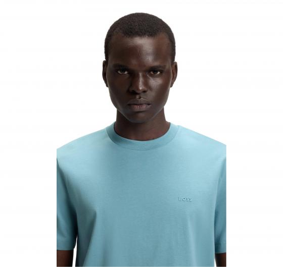BOSS T Shirt In Jersey Di Cotone Con Logo Thompson 01 50468347 Colore Celeste