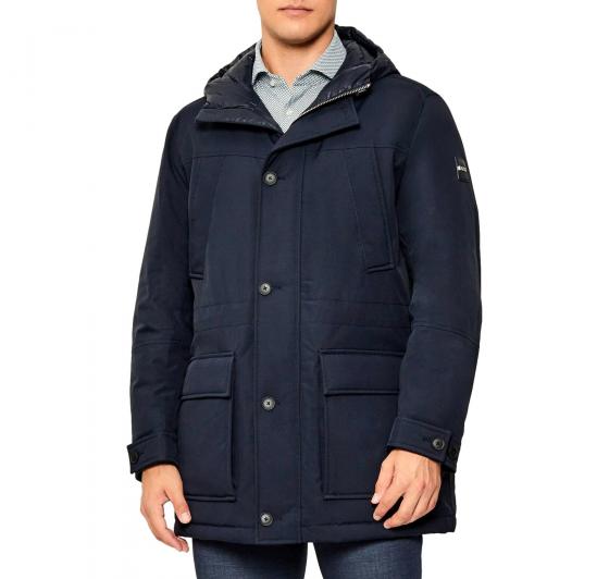 BOSS Giubbotto Uomo Idrorepellente Con Imbottitura Di Piume H Detoni 50540472 Colore Blu