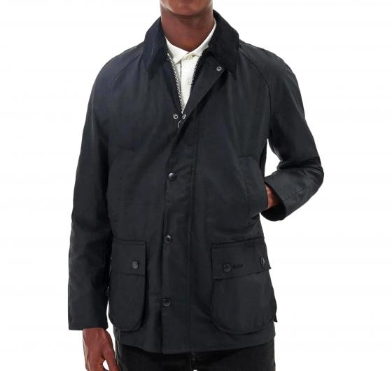 BARBOUR Giacca Da Uomo Cerata Modello Ashby MWX0339BK72 Colore Classic Black