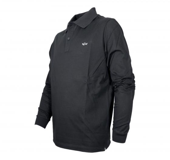 PAUL SHARK Polo Uomo Manica Lunga In Pique Di Cotone 99311003 011 Colore Nero