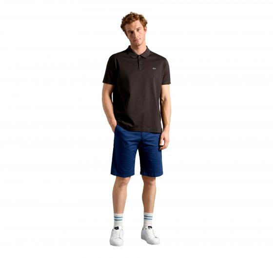PAUL SHARK Polo Cotone Organico Pique Con Shark Badge 99311001 331 Colore Marrone