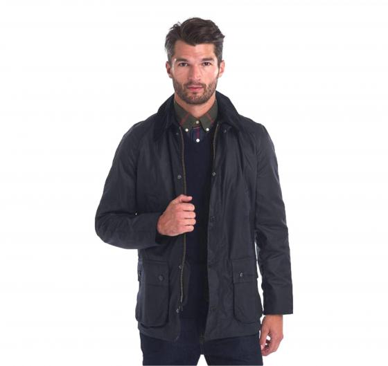 BARBOUR Ashby Wax Jacket MWX0339NY92 Blu Navy Giacca Uomo
