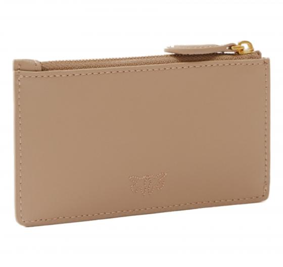 PINKO Portacarte Donna Airone Chardholder Vitello Seta 100251 D01Q Colore Biscotto