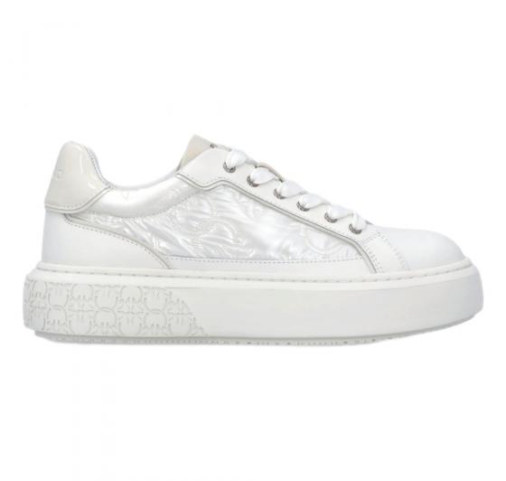 PINKO Sneakers Donna Yoko Con Monogramma Nylon SS0103P100 Z12 Colore Bianco