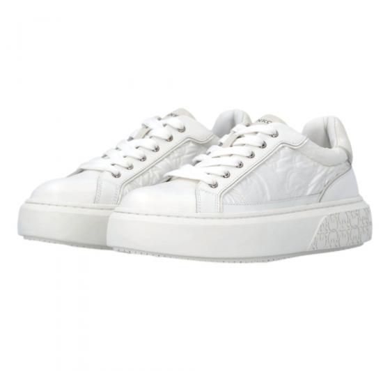 PINKO Sneakers Donna Yoko Con Monogramma Nylon SS0103P100 Z12 Colore Bianco