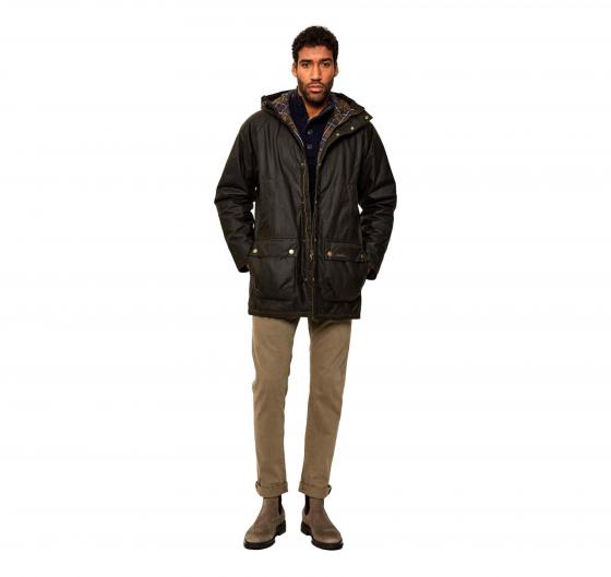 BARBOUR Bedale Wax Parka MWX2494OL71 Verde Oliva Uomo