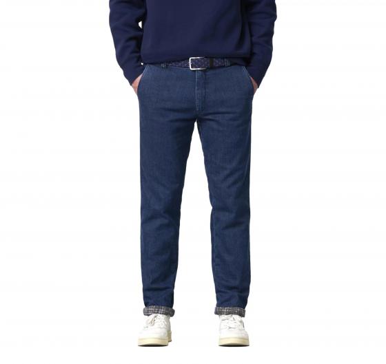 MEYER Pantalone Uomo Modello Bonn Modern Fit Thermal Denim 2-3927/17 Colore Blu Stone