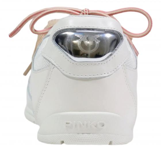 PINKO Sneakers Donna YULIA 01 In Pelle Scamosciata SS0185 Colore Bianco Z1B