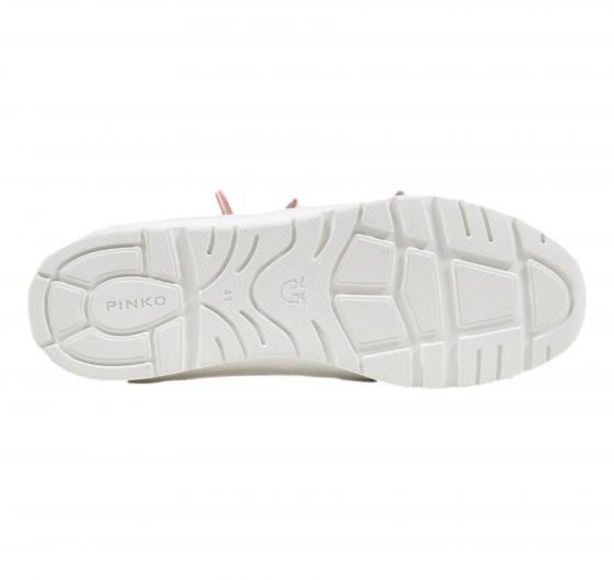 PINKO Sneakers Donna YULIA 01 In Pelle Scamosciata SS0185 Colore Bianco Z1B