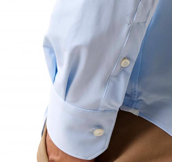 Camicia Uomo Active Shirt Slim Fit Collo Francese Piccolo Celeste Chiaro 11460002